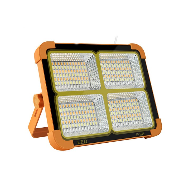 چراغ خورشیدی Solar LED Light اورجینال | 288 لامپ، 4 باتری و طراحی ضدآب