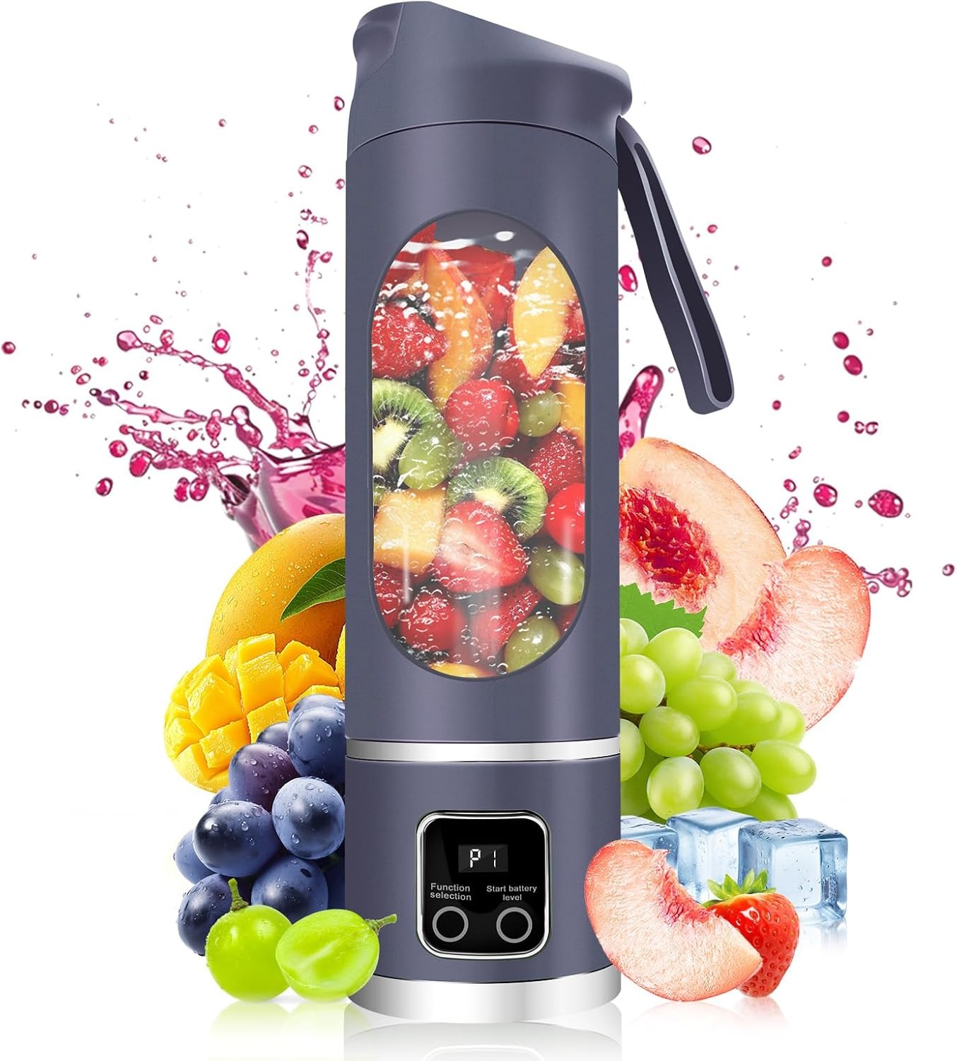 شیکر و مخلوط‌کن شارژی HS-860 اورجینال | مناسب تهیه اسموتی و پروتئین شیک