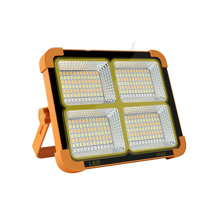 چراغ خورشیدی Solar LED Light اورجینال | دارای 4 باتری، 288 لامپ و بدنه ضدآب