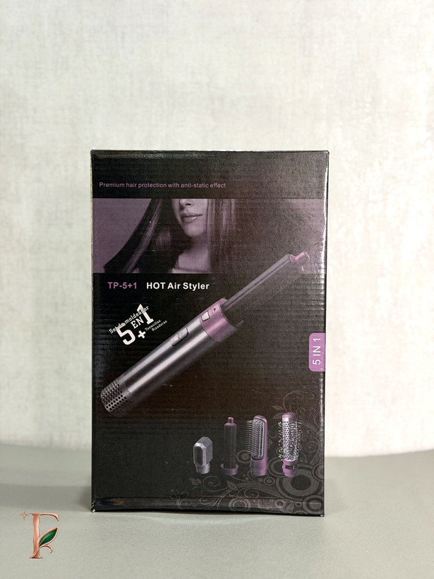 سشوار حرفهای و ایر استایلر چند کاره TP-5+1 اورجینال | حالتدهنده و فرم دهنده مو