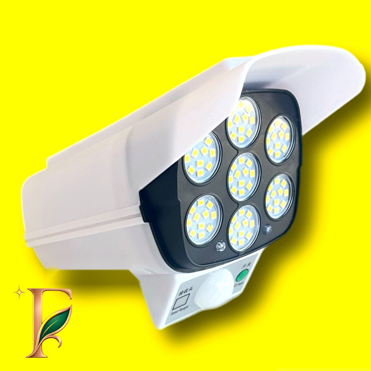 چراغ خورشیدی طرح دوربین مداربسته Pr-Cam اورجینال| چراغ امنیتی سنسوردار