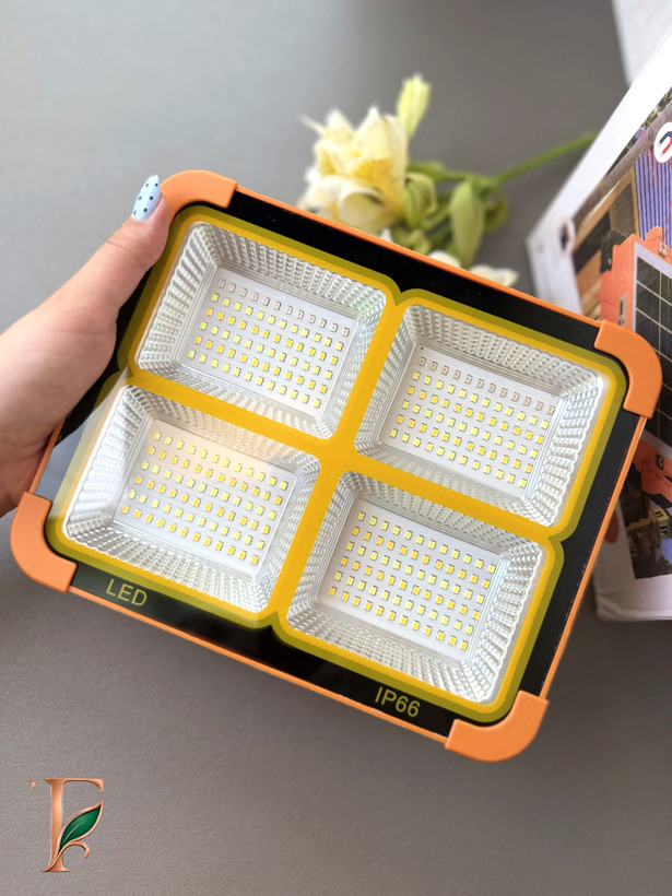 چراغ خورشیدی Solar LED Light اورجینال | دارای 4 باتری، 288 لامپ و بدنه ضدآب