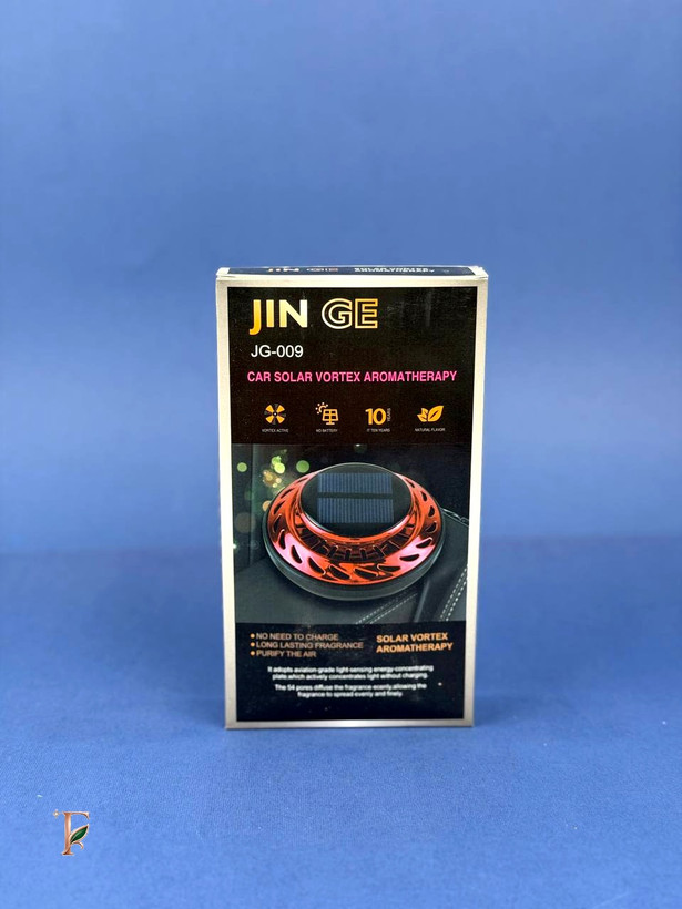 خوشبوکننده خورشیدی خودرو JIN GE مدل JG-009 اورجینال | پخش عطر چرخشی